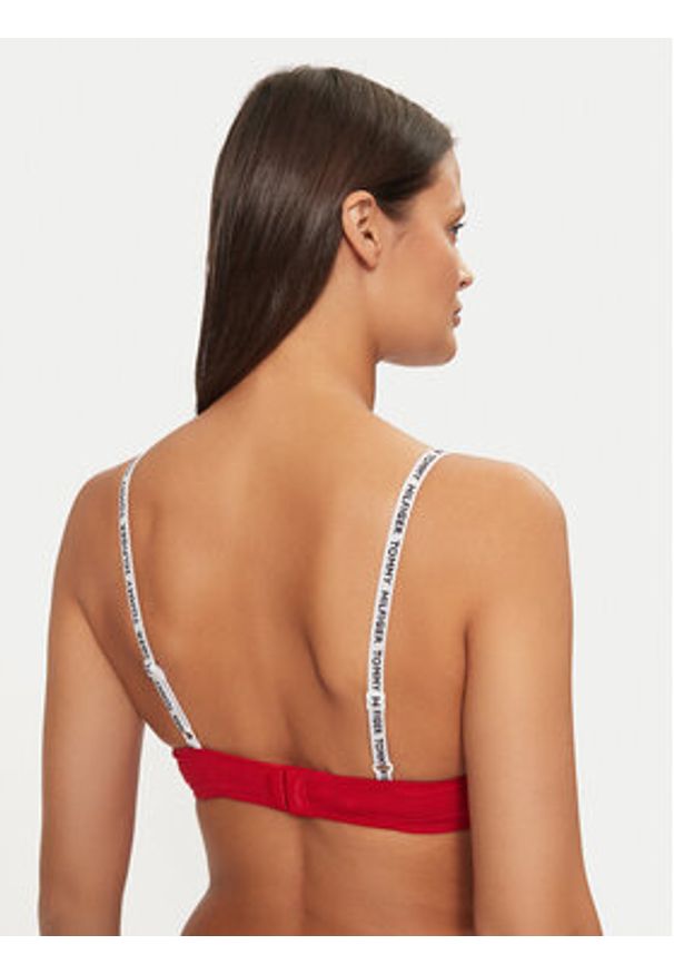 TOMMY HILFIGER - Tommy Hilfiger Biustonosz push-up UW0UW05606 Czerwony. Kolor: czerwony. Materiał: bawełna. Rodzaj stanika: push-up