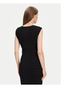 Guess Bluzka W5YR12 Z0130 Czarny Regular Fit. Kolor: czarny. Materiał: syntetyk #5