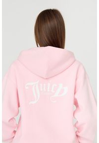 Juicy Couture - JUICY COUTURE Różowa bluza Randy. Okazja: na co dzień. Kolor: różowy. Materiał: bawełna. Styl: casual #5
