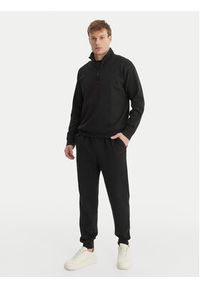 Hugo - HUGO Bluza Atlas 50557016 Czarny Regular Fit. Kolor: czarny. Materiał: bawełna #3