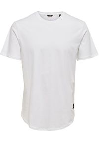 Only & Sons T-Shirt Matt 22002973 Biały Regular Fit. Kolor: biały. Materiał: bawełna #3