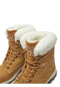 Vertigo Alpes Śniegowce Bicky W Brązowy. Kolor: brązowy. Materiał: skóra #5