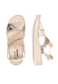 Go Soft Sandały ARC-027-02 Złoty. Kolor: złoty. Materiał: materiał #8