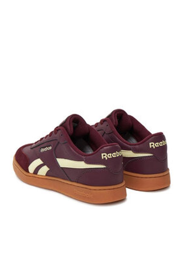 Reebok Sneakersy CEO-FORTE LOUNGER AR30252W-RY Bordowy. Kolor: czerwony. Materiał: skóra