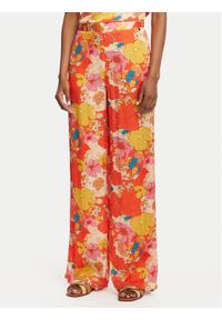 Liu Jo Spodnie materiałowe WA6484 T473A Czerwony Relaxed Fit. Kolor: czerwony. Materiał: wiskoza #1