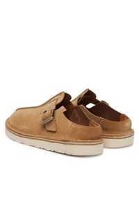 Clarks Klapki Solsbury Mule. 26184168 Brązowy. Kolor: brązowy. Materiał: skóra, zamsz #4