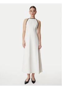 Marella Sukienka koktajlowa Sapore 2613221113 Écru Regular Fit. Materiał: syntetyk. Styl: wizytowy #9