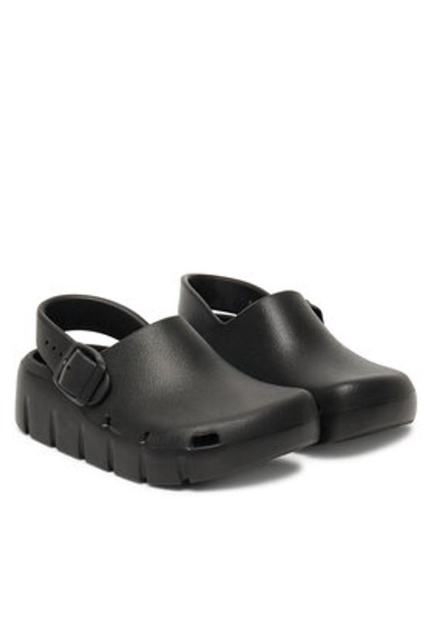 Birkenstock Sandały Birki Flow Kids 1032232 Czarny. Kolor: czarny. Materiał: syntetyk