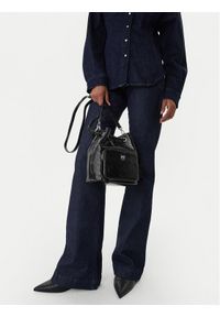 Pinko - PINKO Torebka Cargo Bucket Vitello Al 25-26 PLTT 105112 A2JC Czarny. Kolor: czarny. Materiał: skórzane #1