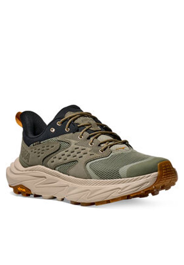 HOKA - Hoka Trekkingi Anacapa 2 Low Gtx 1141632F Khaki. Kolor: brązowy. Materiał: materiał. Sport: turystyka piesza
