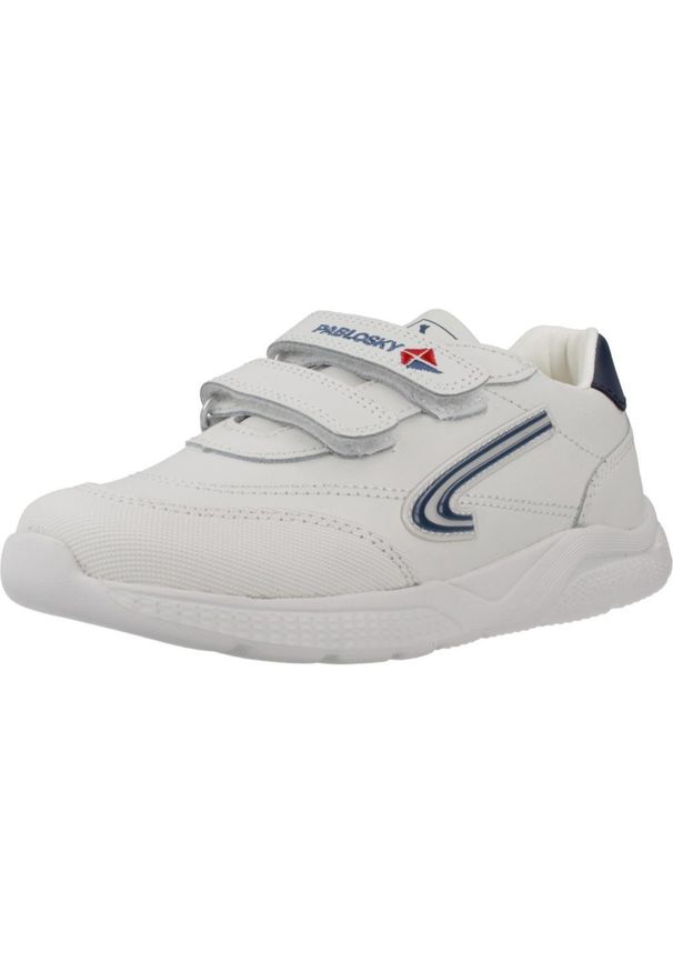 Pablosky - Buty PABLOSKY 204002P Biały. Kolor: niebieski, biały, wielokolorowy. Materiał: syntetyk, tkanina, skóra. Sport: turystyka piesza