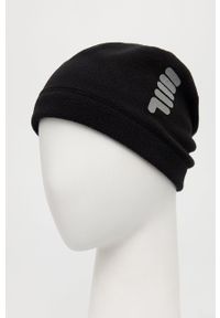 Fila czapka kolor czarny z cienkiej dzianiny. Kolor: czarny. Materiał: dzianina #2