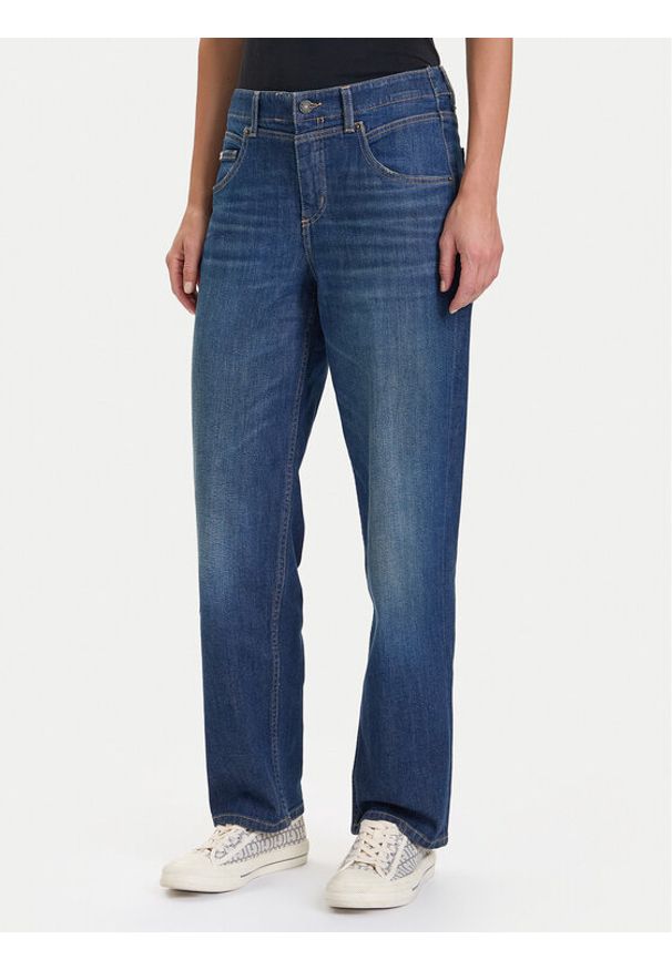 Guess Jeans Jeansy W5BA3O D0026 Niebieski Boyfriend Fit. Kolor: niebieski