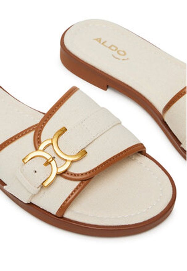 Aldo Klapki Dallaedar 13967715 Biały. Kolor: biały. Materiał: materiał