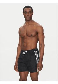 Emporio Armani Underwear Szorty kąpielowe EM000583 AF12333 UC001 Czarny Regular Fit. Kolor: czarny. Materiał: syntetyk