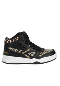 Buty do chodzenia dla dzieci Reebok BB4500 Court. Wysokość cholewki: za kostkę. Zapięcie: sznurówki. Kolor: czarny. Materiał: guma, materiał, syntetyk. Szerokość cholewki: normalna. Sport: turystyka piesza