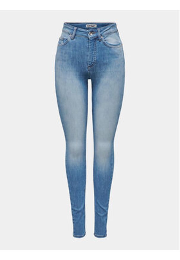only - ONLY Jeansy 15300068 Niebieski Skinny Fit. Kolor: niebieski