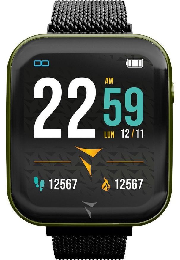 Smartwatch Techmade TM-TALK-MGR Czarny. Rodzaj zegarka: smartwatch. Kolor: czarny