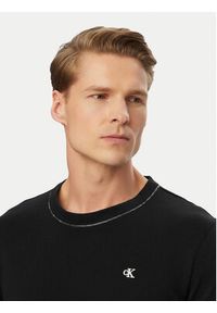 Calvin Klein T-Shirt LV04LF223G Czarny Regular Fit. Kolor: czarny. Materiał: bawełna #3