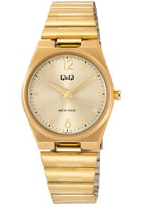 Zegarek damski QQ Q84B-007P CYRKONIE złoty. Kolor: złoty #1