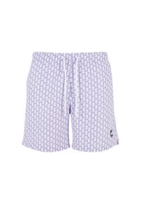 Szorty Urban Classics Pattern Swim. Kolor: fioletowy. Długość: krótkie. Sezon: lato #1