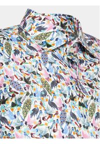 Eterna Koszula 4117/G170 Kolorowy Slim Fit. Materiał: bawełna. Wzór: kolorowy