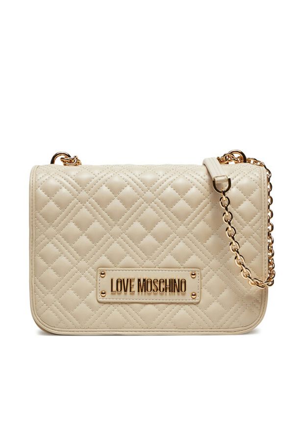 Love Moschino - LOVE MOSCHINO Torebka JC4000PP0LLA0110 Écru. Materiał: skórzane