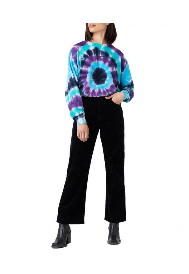 Wrangler - WRANGLER MOM FLARE DAMSKIE SPODNIE JEANSOWE JEANSY CAVIAR BLACK W24XJOXCK 112144776