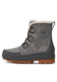 sorel - Sorel Botki Torino™ Ii Wp NL3488-052 Szary. Kolor: szary. Materiał: skóra, zamsz