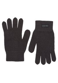 Calvin Klein Rękawiczki Damskie Essential Knit Gloves K60K611167 Czarny. Kolor: czarny. Materiał: bawełna