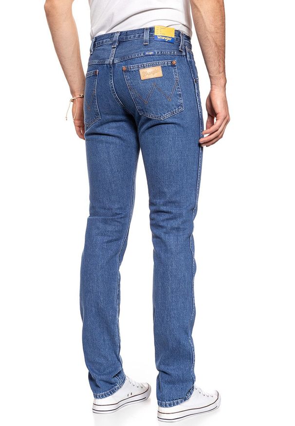 Wrangler - SPODNIE MĘSKIE WRANGLER STRAIGHT B&Y PITSTOP W11TGX161 112126029