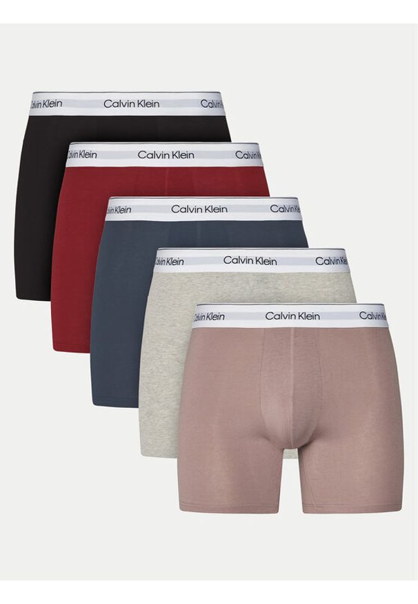 Calvin Klein Underwear Komplet 5 par bokserek 000NB3992A Kolorowy. Materiał: bawełna. Wzór: kolorowy