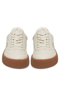 DeeZee Sneakersy AM25241 Beżowy. Kolor: beżowy. Materiał: skóra
