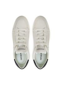 Emporio Armani Sneakersy X4X568 XN162 U065 Biały. Kolor: biały. Materiał: skóra #3