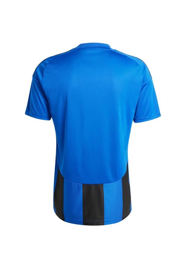 Adidas - Koszulka męska adidas Striped 24 Jersey. Kolor: niebieski. Materiał: poliester. Sport: piłka nożna