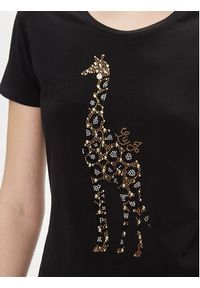 Liu Jo T-Shirt MA4336 J5003 Czarny Regular Fit. Kolor: czarny. Materiał: syntetyk #3