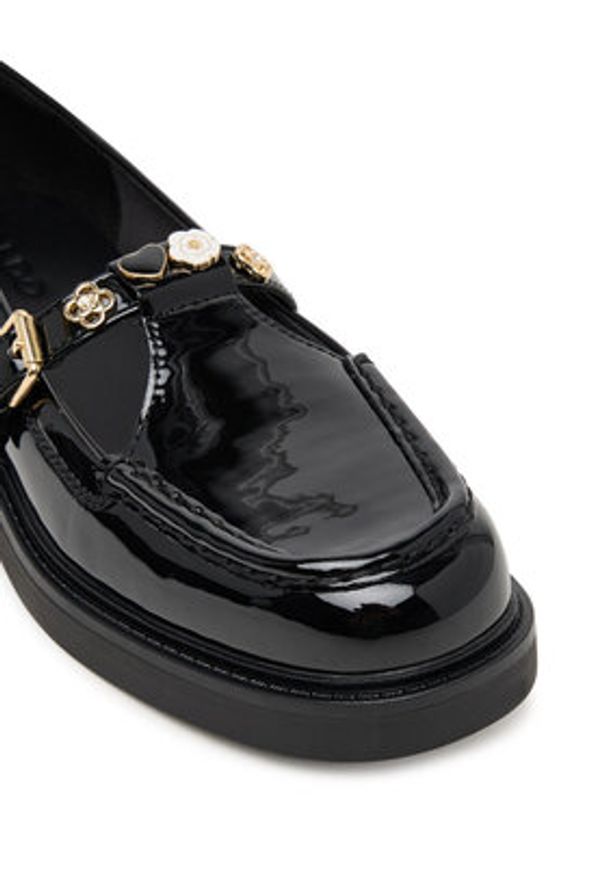 Aldo Półbuty Antonela 14115050 Czarny. Kolor: czarny. Materiał: skóra