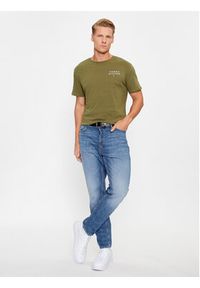 TOMMY HILFIGER - Tommy Hilfiger T-Shirt UM0UM02916 Zielony Regular Fit. Kolor: zielony. Materiał: bawełna #3