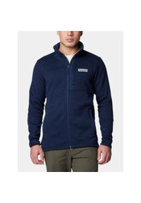 columbia - Bluza Polarowa Męska Columbia Sweater Weather. Kolor: niebieski. Materiał: polar. Sport: turystyka piesza #1