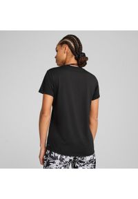 Koszulka Puma W Tad Essential Crew Tee, Kobiety. Kolor: czarny. Materiał: poliester, materiał