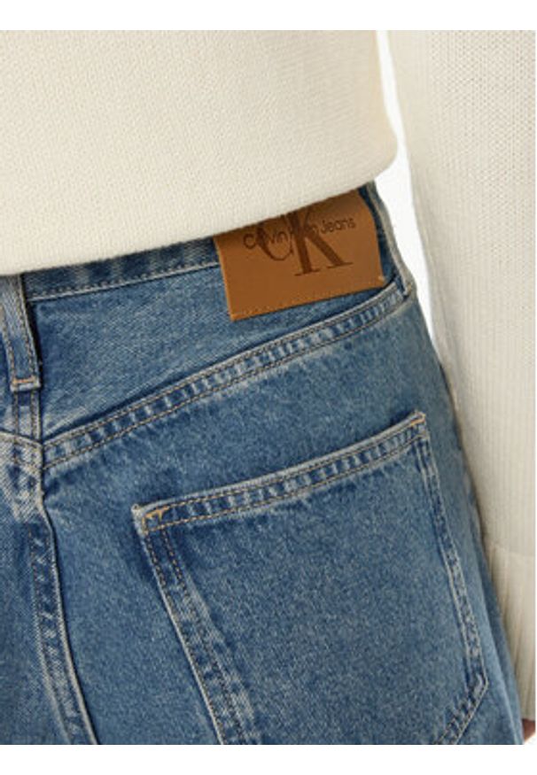 Calvin Klein Jeans Jeansy 90's J20J224552 Niebieski Loose Fit. Kolor: niebieski