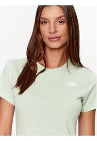 The North Face T-Shirt Simple Dome NF0A4T1A Zielony Regular Fit. Kolor: zielony. Materiał: bawełna #3