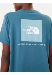 The North Face T-Shirt Redbox NF0A87NK Niebieski Relaxed Fit. Kolor: niebieski. Materiał: bawełna #3