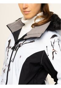 Roxy Kurtka narciarska Jet Ski ERJTJ03218 Biały Slim Fit. Kolor: biały #5
