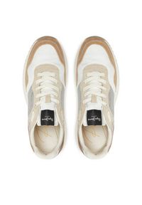 Pepe Jeans Sneakersy Kimi Glam PLS60042 Beżowy. Kolor: beżowy. Materiał: skóra, zamsz #5