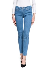 Lee - LEE SCARLETT SKINNY DAMSKIE SPODNIE JEANSOWE BRIGHT BLUE L526MANT #6