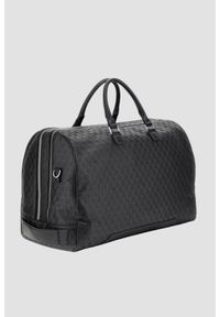 Guess - GUESS Сzarna torba podróżna Torino Duffle. Kolor: czarny. Materiał: materiał #3