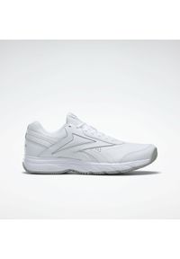 Reebok - Buty na co dzień unisex REEBOK WORK N COUSHION skóra. Okazja: na co dzień. Kolor: biały, wielokolorowy, szary. Materiał: skóra