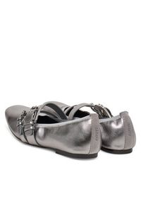 DKNY Baleriny Dade K1511477 Srebrny. Kolor: srebrny. Materiał: skóra #6
