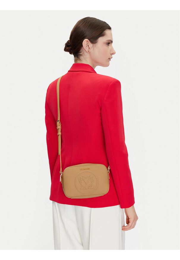 Love Moschino - LOVE MOSCHINO Torebka JC4068PP1ML1210A Beżowy. Kolor: beżowy. Materiał: skórzane